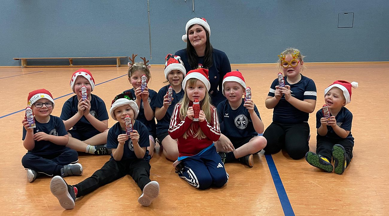 Kindersport-Gruppe lässt das Jahr 2024 mit viel Spaß ausklingen